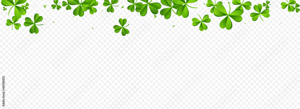 Spring Clover Stream Vector Transparent Panoramic Spring Clover Stream Vector Transparent Panoramic