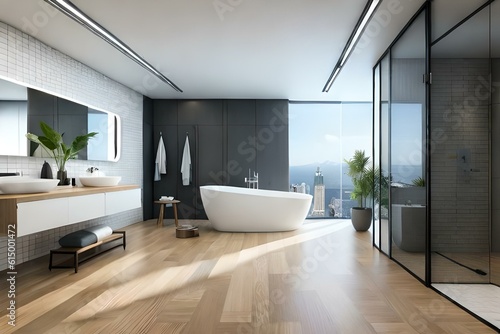 modern bathroom interior