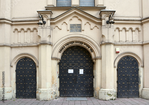 Tempel Synagogue in Kazimierz - former Jewish quarter in Krakow, Poland © Lindasky76