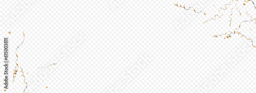 Silver Star Decoration Vector Panoramic
