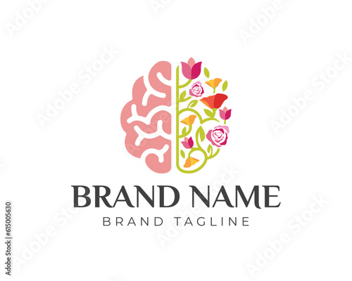 brain flower logo
