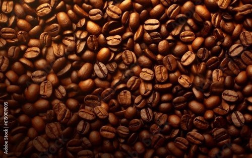 Coffee Background Rich Aroma Generative AI