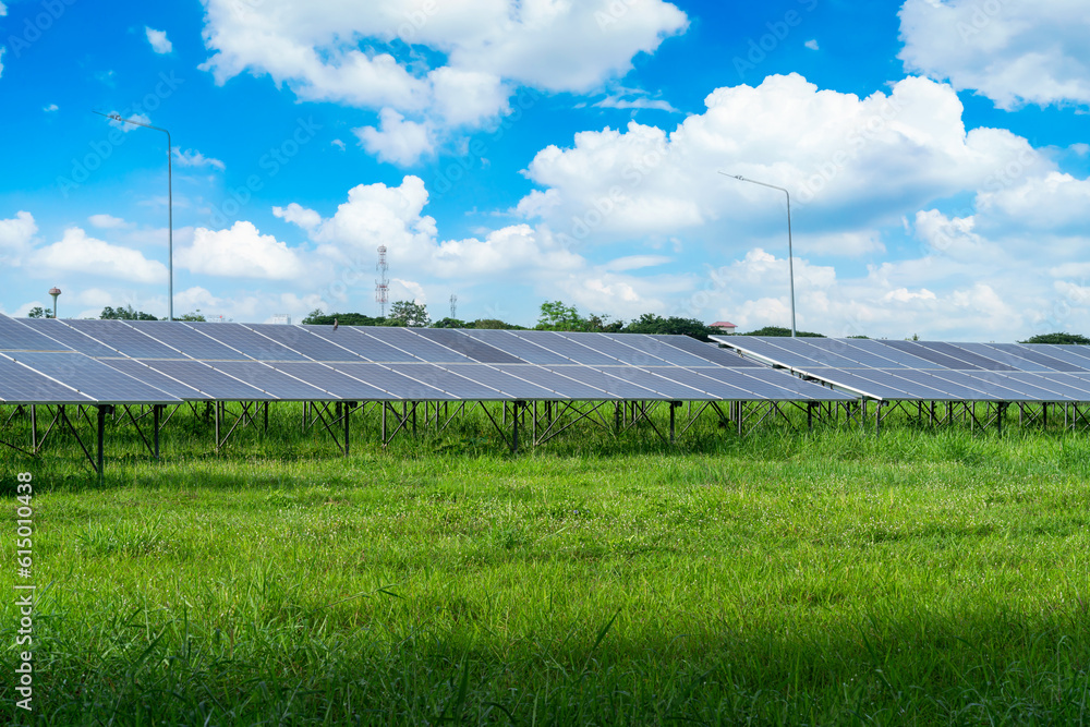 Photovoltaic solar power panel on dramatic sunset blue sky background, green clean Alternative power energy concept. Photovoltaic solar power panel on dramatic sunset blue sky background, green clean Alternative power energy concept.
