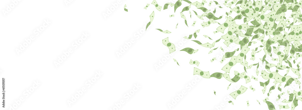 Swirl Confetti Vector White Panoramic Background. Swirl Confetti Vector White Panoramic Background.