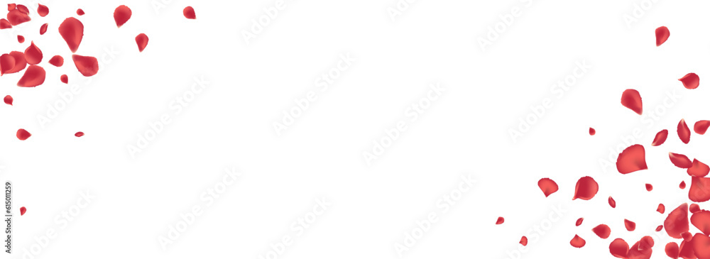 Pink Peach Fall Vector Panoramic White Pink Peach Fall Vector Panoramic White