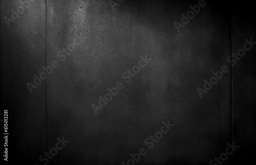 Dark concrete background texture. Empty workplace, in front of an abstract package. High quality photo