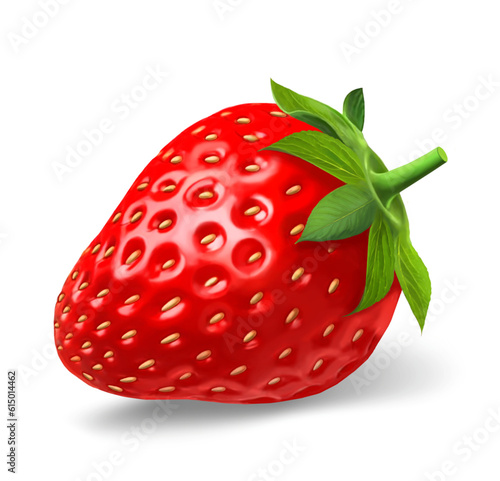 Strawberry isolated on white