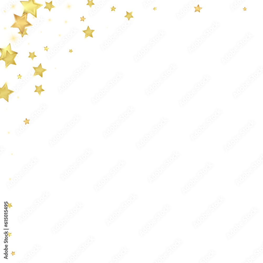 Magic stars vector overlay. Gold stars scattered Magic stars vector overlay. Gold stars scattered