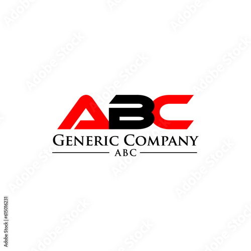 ABC letter generic logo design vector. English school badge vector logo, language learning emblem icon a b c letters. symbol of speaking club translation education modern simple flat design abstract