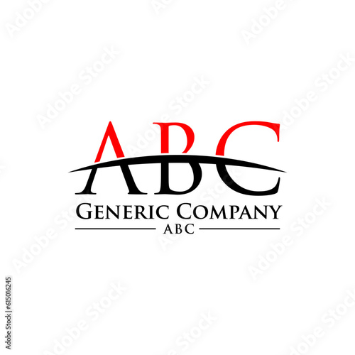 ABC letter generic logo design vector. English school badge vector logo, language learning emblem icon a b c letters. symbol of speaking club translation education modern simple flat design abstract