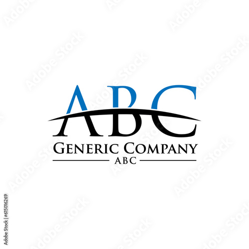 ABC letter generic logo design vector. English school badge vector logo, language learning emblem icon a b c letters. symbol of speaking club translation education modern simple flat design abstract photo