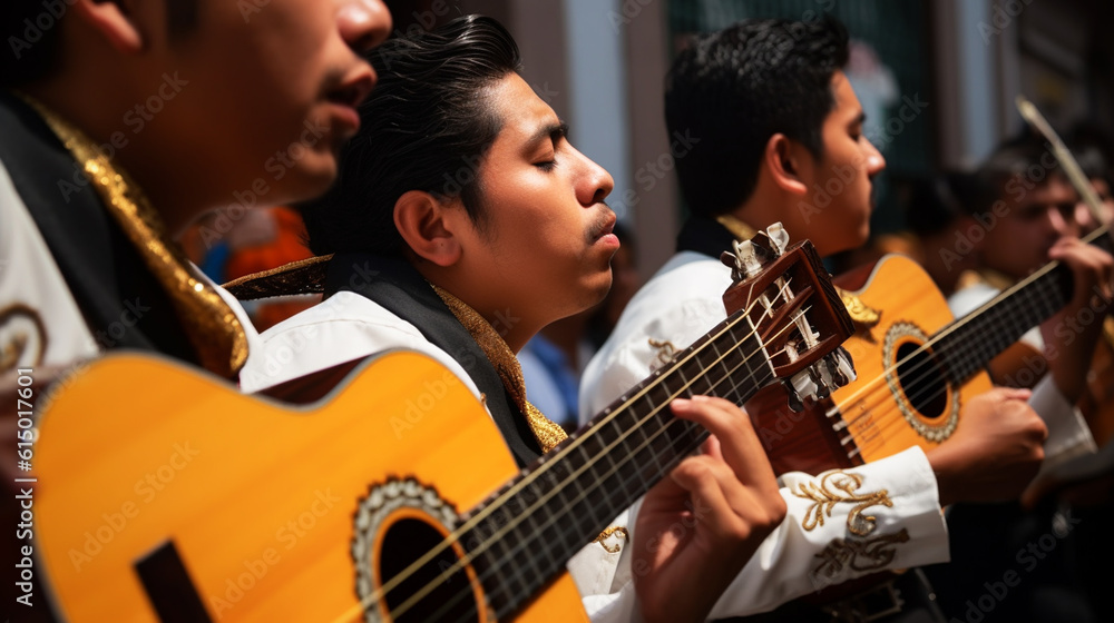 Fototapeta premium Man playing guitar