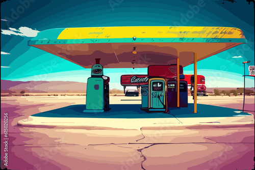route66 gas station photo