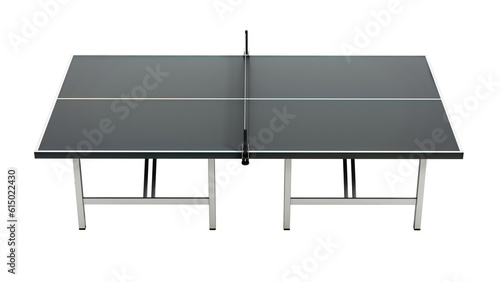 Obraz na płótnie Ping pong table isolated on transparent background. 3D illustration