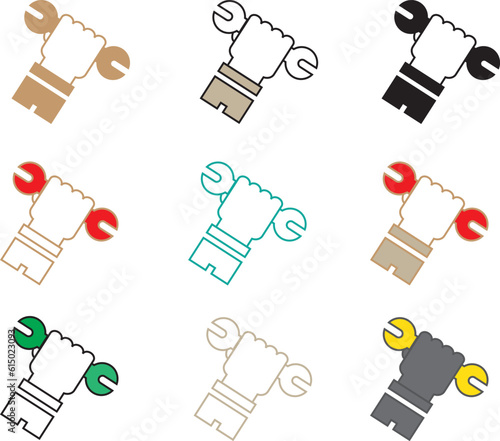 Simplicity Transformed: Vector Illustration of Minimalistic Logo Ideas