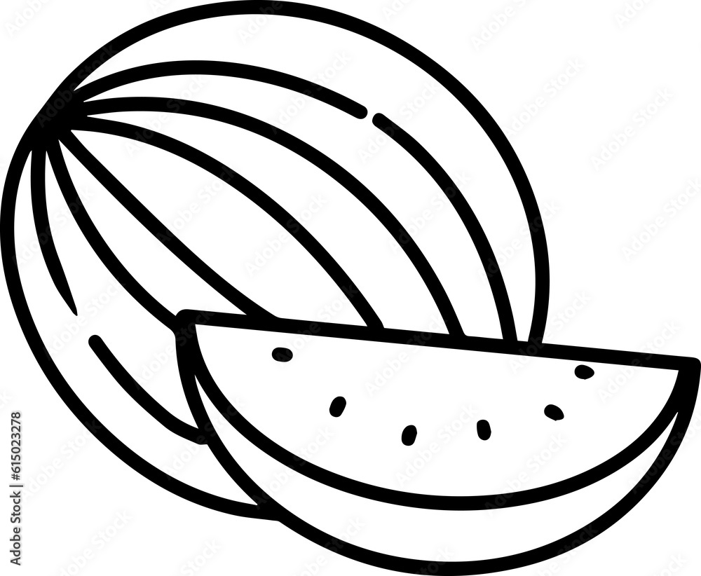 Fruit outline cartoon coloring Fruit outline cartoon coloring