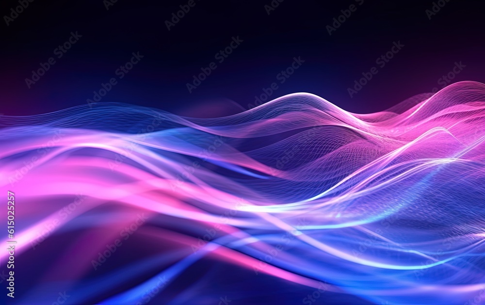 Fototapeta premium Abstract futruistc background in pink and blue