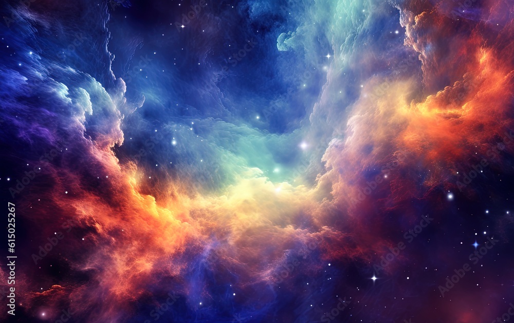 Vast Nebula in space