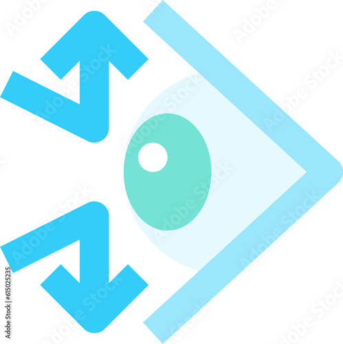 mydriatic flat icon