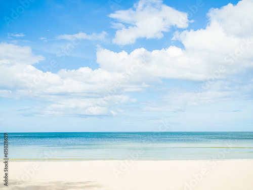 Beach blur Sea Ocean Horizon Background,White Sand Summer Tropical