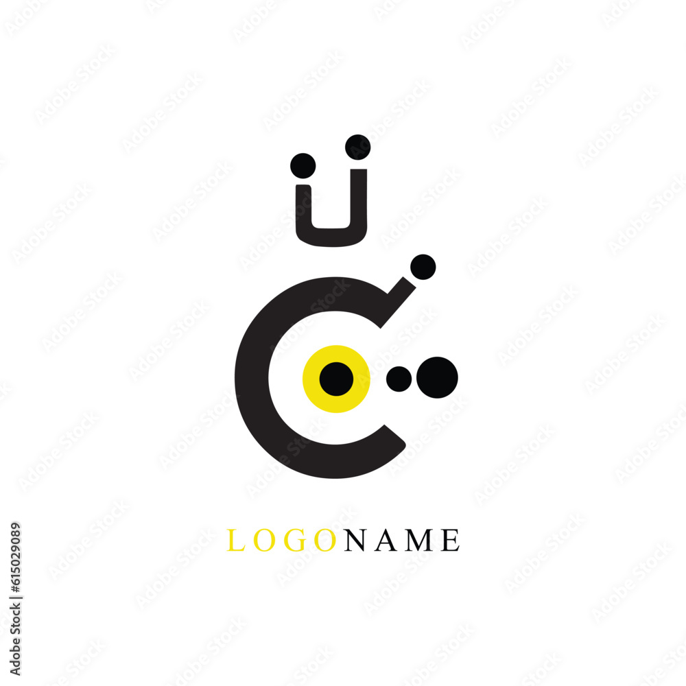 Free vector flat design co logo template Free vector flat design co logo template