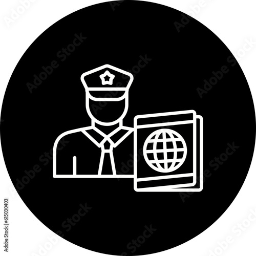 Passport control Icon