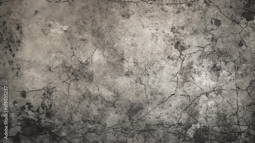 old cracked and stained concrete wall. Generative Ai. 