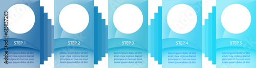 Brainstorming for job project infographic chart design template. Abstract vector infochart with blank copy spaces. Instructional graphics with 5 step sequence. Visual data presentation