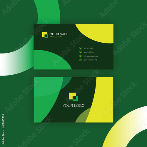 Modern business card design template