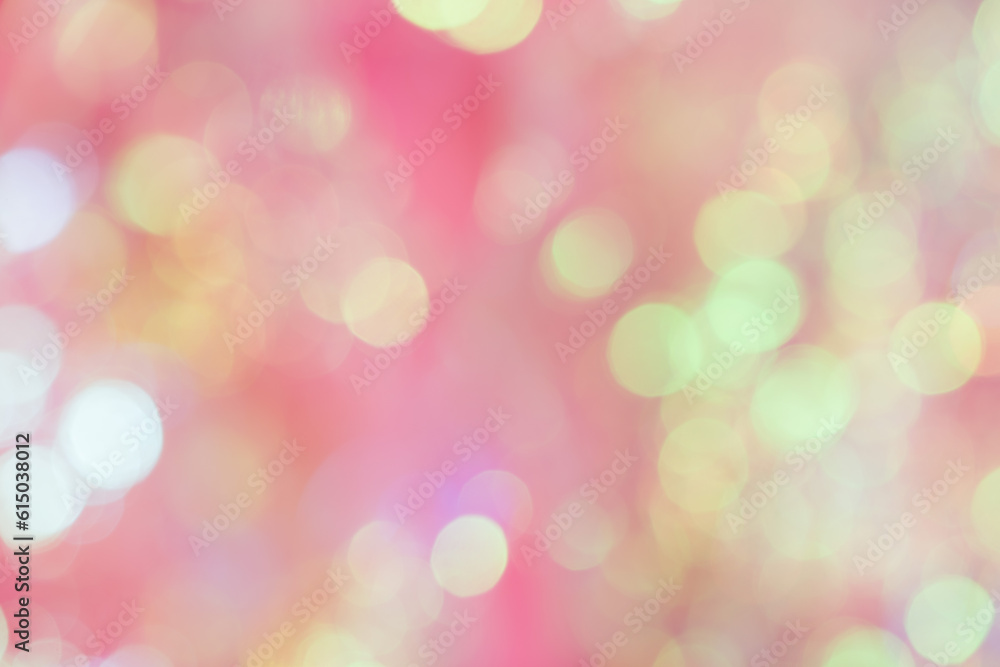 Abstract bokeh lights with pink blurred light background Abstract bokeh lights with pink blurred light background