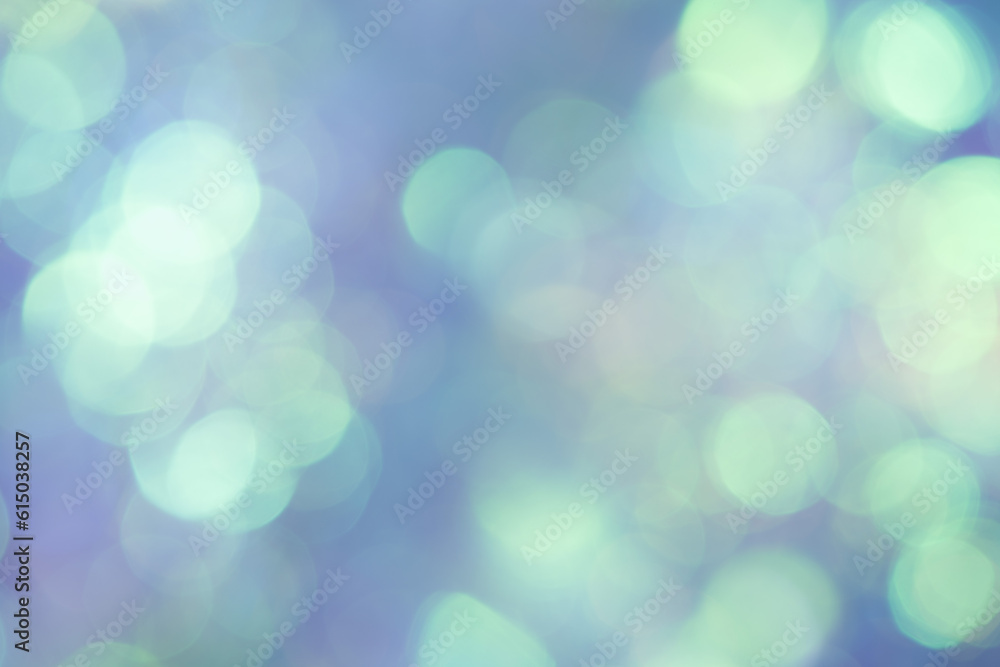 Abstract bokeh lights with blurred soft light background