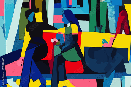 woman on a park bench