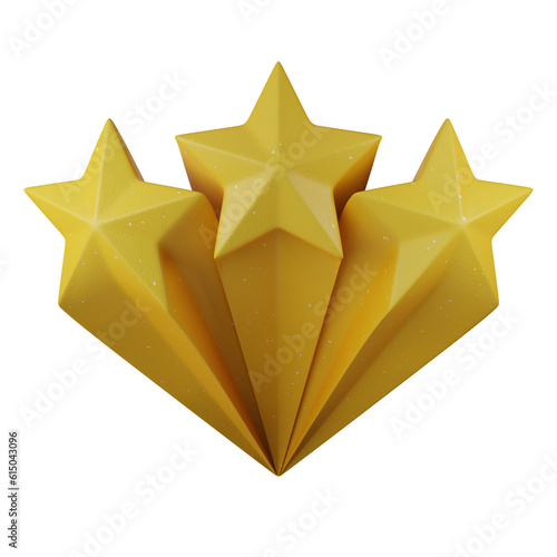 stars 3d illustration