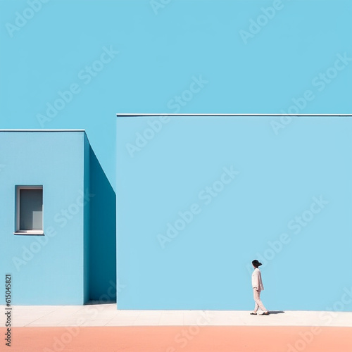 Abstract Aesthetic Photography Minimalistic Style with subtle colors for the background