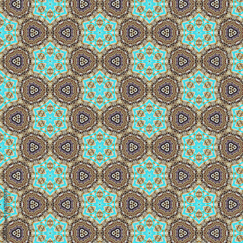 Vibrant and Symmetrical Digital Abstract Kaleidoscope Art with Intricate Geometric Patterns, Fractal Elements, and Psychedelic Colors, Perfect for Contemporary Design Projects, Modern Wallpaper