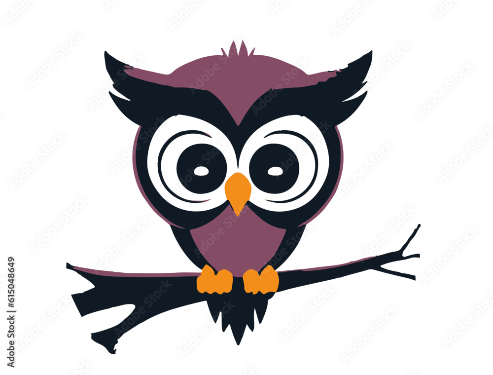 Obraz premium owl on a branch