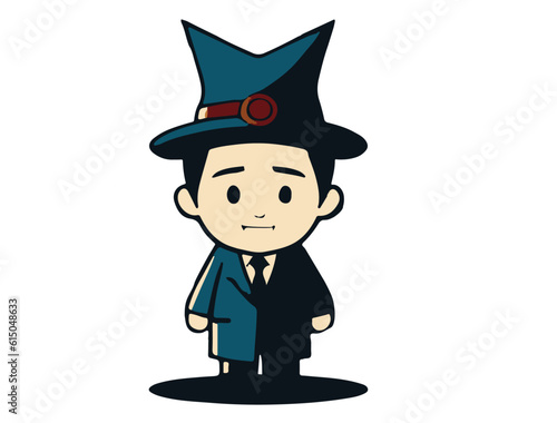 child in a hat