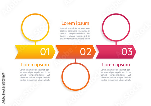 Business news infographic chart design template. Professional management. Abstract infochart with copy space. Instructional graphics with 4 step sequence. Quicksand Medium, Myriad Regular fonts used