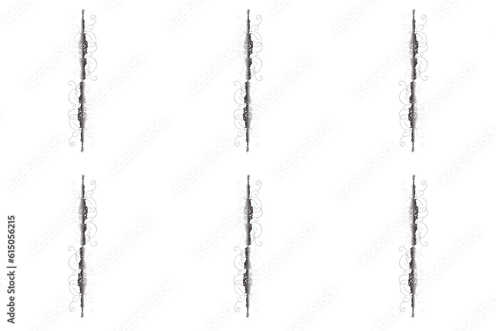 Fototapeta premium Seamless pattern with interesting doodles on colorfil background. Pano.