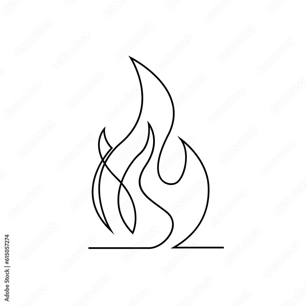 File continuous single line logo icon illustration File continuous single line logo icon illustration
