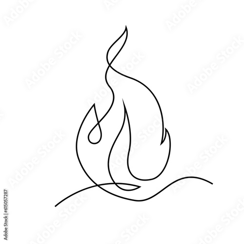 File continuous single line logo icon illustration