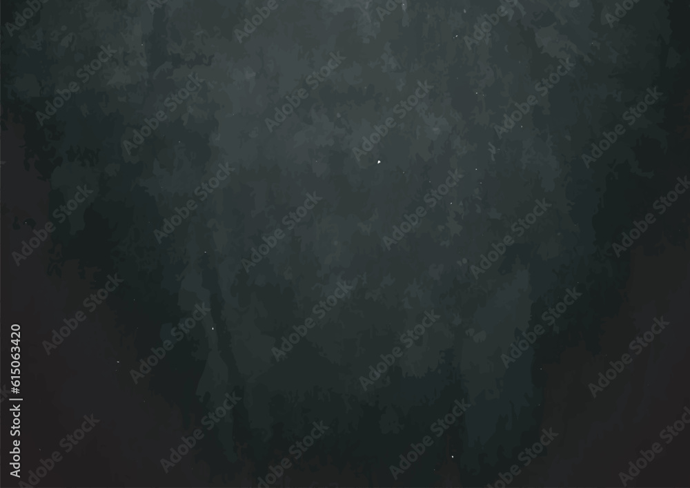 black background vector illustration with vintage distressed grunge texture and dark gray charcoal color paint
