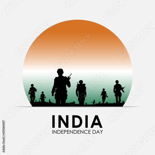 India independence day. 15th august india independence day. Happy independence day india vector illustration