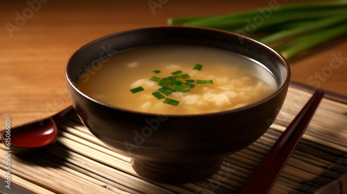 bowl of miso soup
