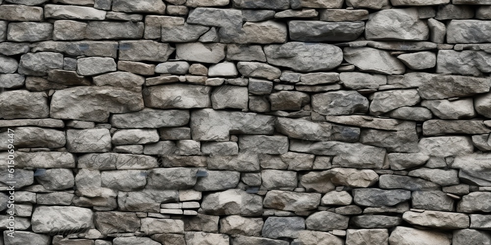 Fototapeta premium AI Generated. AI Generative. Grey stone rock marble brick block texture pattern abstract background decoration. Graphic Art