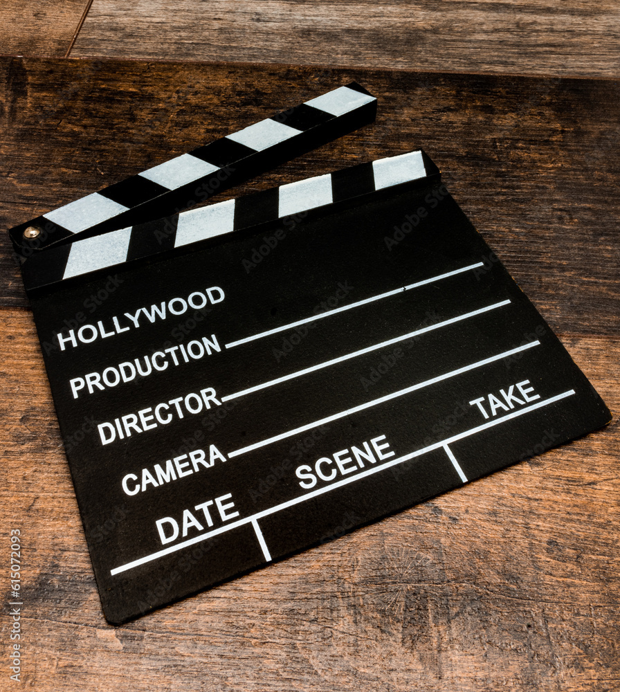 Obraz premium movie clapper board