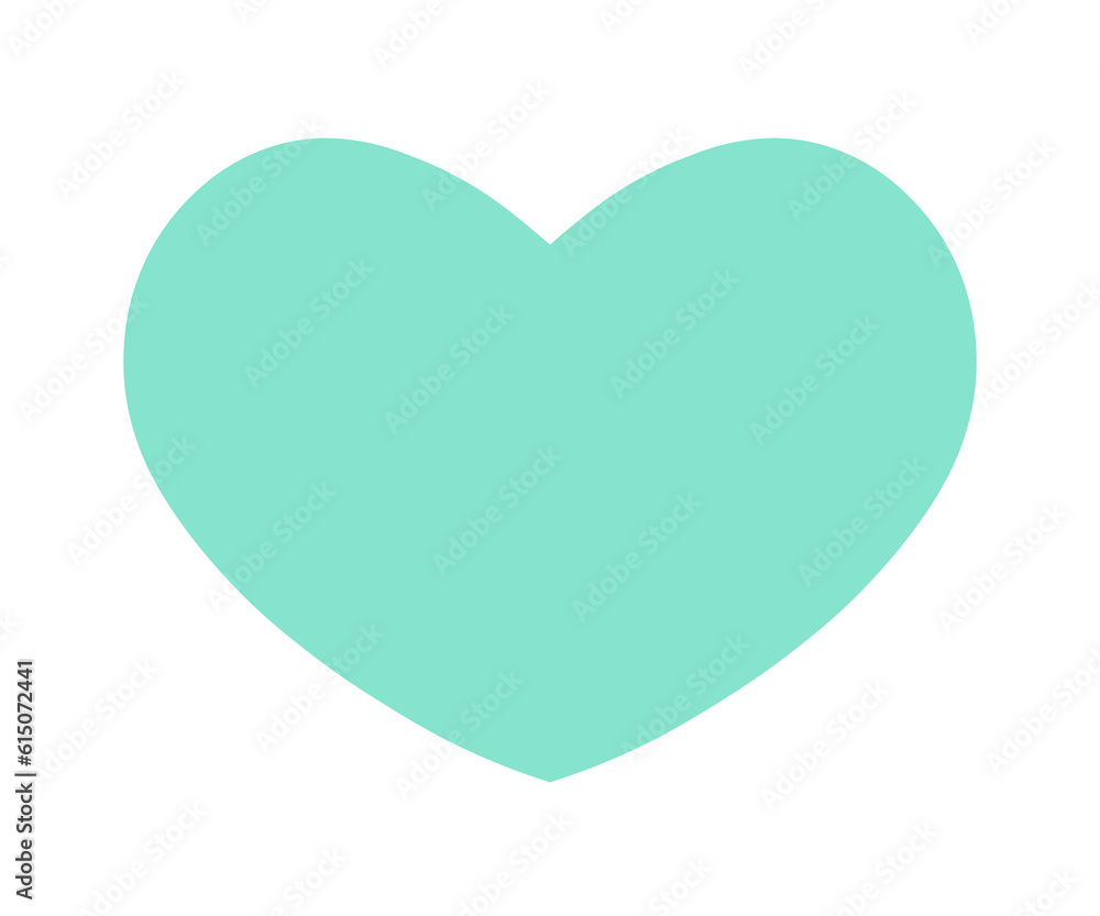 Green mint heart sign isolated on transparent background. Valentines day icon. Hand drawn heart shape. World heart day concept. Love icon. PNG illustration Green mint heart sign isolated on transparent background. Valentines day icon. Hand drawn heart shape. World heart day concept. Love icon. PNG illustration