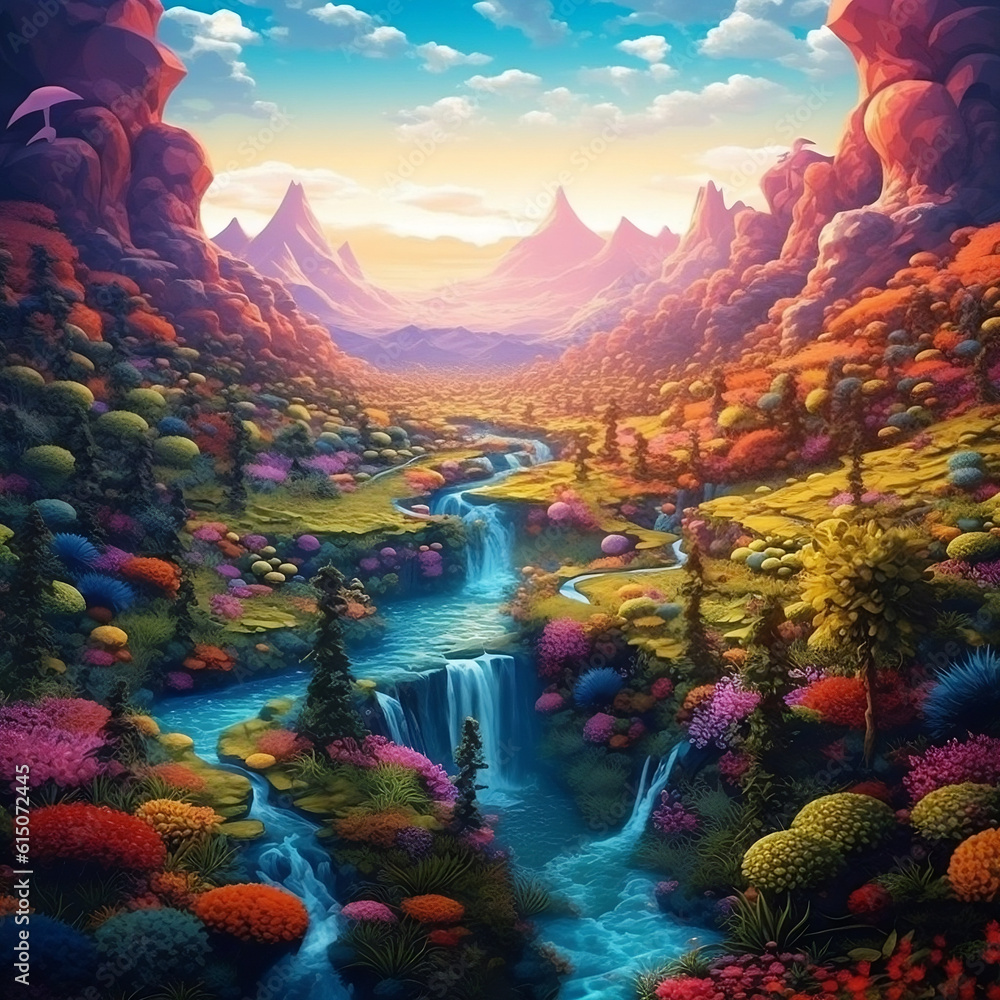 colorful landscapes