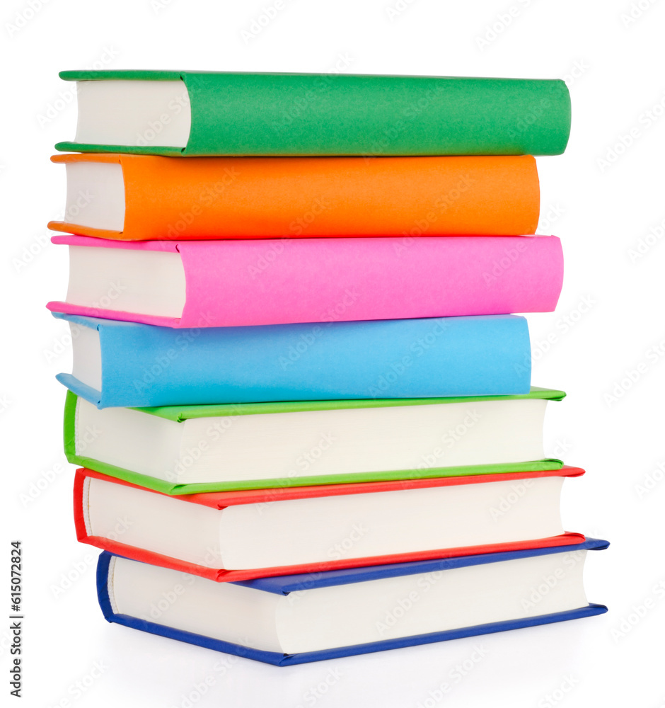 Pile of Books isolated on white background Pile of Books isolated on white background