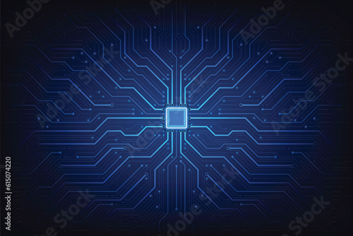 Circuit board. Technology background. Central Computer Processors CPU concept. Motherboard digital chip.
